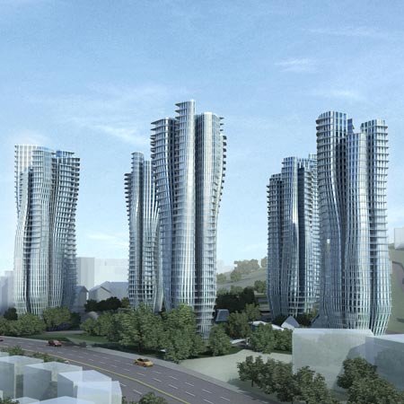 Башни в Сингапуре от компании Заха Хадид(Zaha Hadid).
