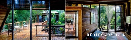 Райский дом от Джанни Ботсфорда(Gianni Botsford). Каза Кик(Casa Kike), Кахита(Cahuita), Коста-Рика.