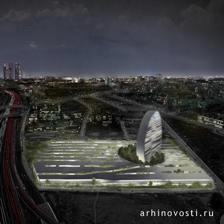 Херзог и дё Мерун (Herzog & de Meuron) предложили новое видение офисного пространства для клерков нового поколения. Мадрид, Испания.