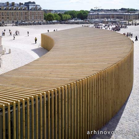 В Версале (Versailles) появился новый вход. Париж, Франция.
