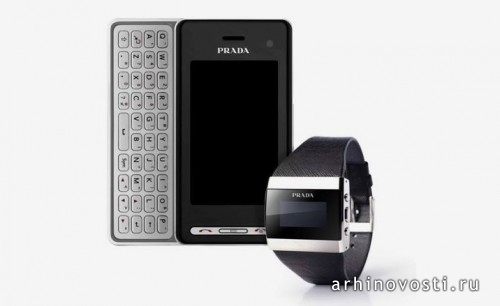 Новый мобильный телефон-слайдер от Прада (Prada).