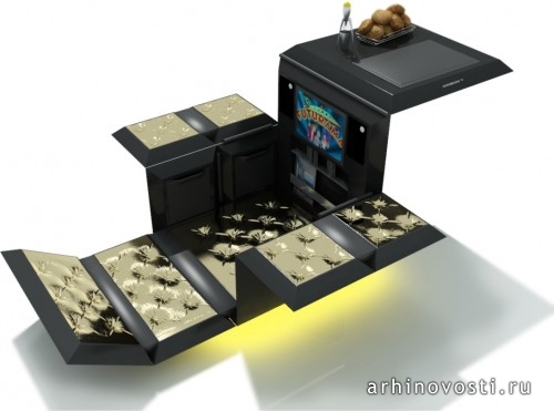 Конкурсная работа дизайн-студии "Малина". Мебельная единица "Оригами".