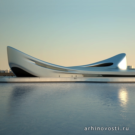 Студия Заха Хадид Аркитектс (Zaha Hadid Architects) спроектировала здания для итальянского городка. Лондон, Англия.
