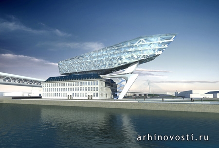 Проект-порт (Port House Antwerp) в исполнении Заха Хадид Аркитектс (Zaha Hadid Architects). Антверпен, Бельгия.