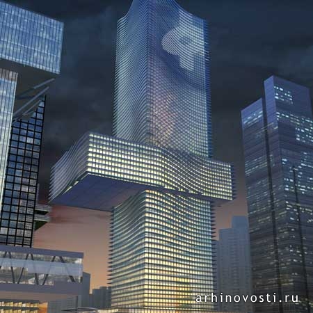 Кууп Химмельб(л)ау (Coop Himmelb(l)au) выиграли тендер на строительство центрального офиса страховой компании (China Insurance Group). Шэньчжэнь, Китай. 