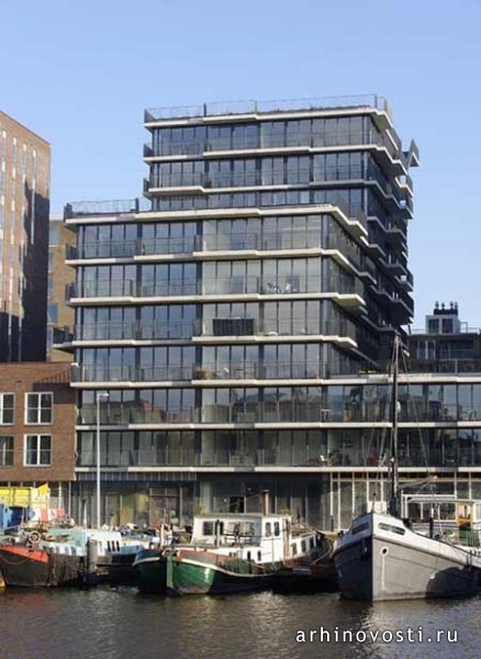 МВРДВ (MVRDV) построили новое жилое здание. Амстердам, Голландия.