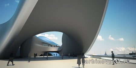 Студия Заха Хадид Аркитектс (Zaha Hadid Architects) спроектировала здания для итальянского городка. Лондон, Англия.