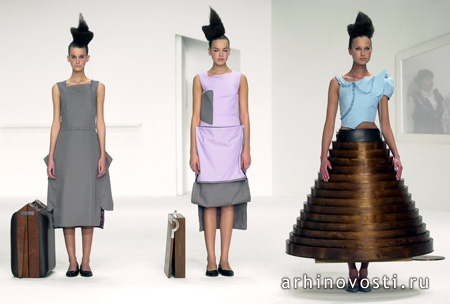 Показ Хусейна Чалаяна (Hussein Chalayan) в Музее дизайна (Design Museum). Лондон, Англия.