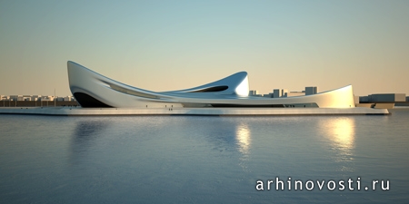 Студия Заха Хадид Аркитектс (Zaha Hadid Architects) спроектировала здания для итальянского городка. Лондон, Англия.
