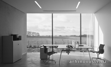 ЛАН Аркитекче (LAN Architecture) построили новый офис для Маршезини (Marchesini). Париж, Франция.