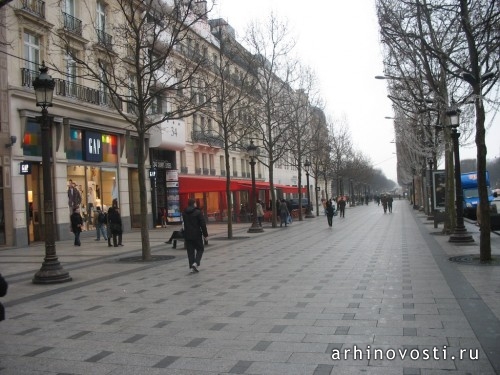 Особенности национальной архитектуры и дизайна. Париж. Елисейские поля (Les Champs-Élysées).