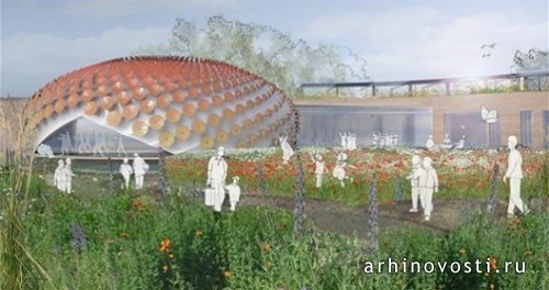 Бюро Ян Симпсон Аркитектс (Ian Simpson Architects), Национальный центр цветов (National Wildflower Centre).