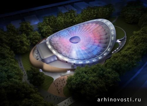 Студия Гримшоу Аркитектс (Grimshaw Architects), дизайн сцены-амфитеатра в парке Кони Айлэнд (Coney Island Park).