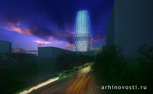 Башня Доробанти (Dorobanti Tower) в Бухаресте, Заха Хадид Аркитектс (Zaha Hadid Architects).
