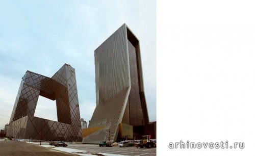 Центральный офис Центрального телевидения Китая (China Central Television headquarters, Пекин, проект ОМА (OMA).