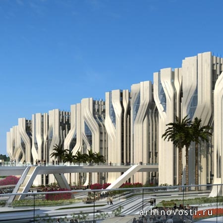 Заха Хадид (Zaha Hadid) построит каменные башни. Каир, Египет.