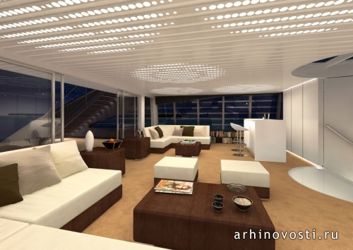 Фостер и Партнерс (Foster + Partners), яхта "Изумруд Океана" (The Ocean Emerald).
