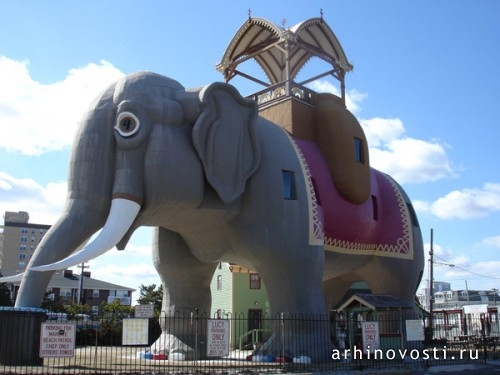 Слон Люси Маргейт (Lucy the Margate Elephant), Маргейт, штат Нью Джерси, США.