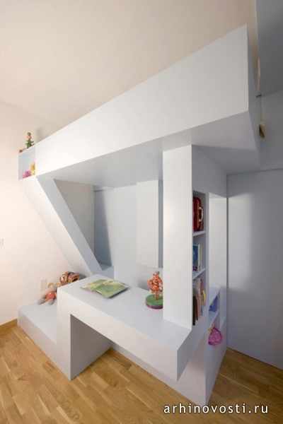 эйч20 (h2o architectes), решение для детской комнаты. 