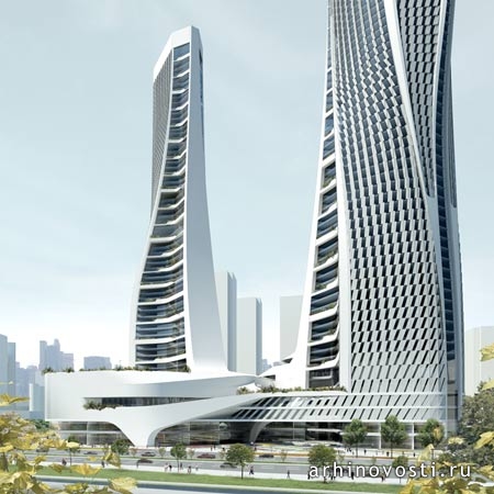 ЮНСтудио (UNStudio), Раффлс Сити (Raffles City).