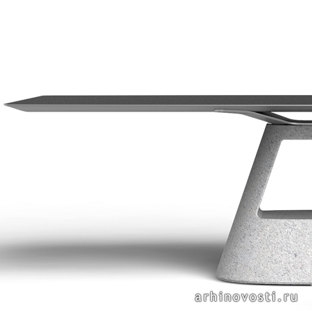 Новая серия столов с алюминиевым покрытием для БД Барселона Дизайн (BD Barcelona Design). Испания.