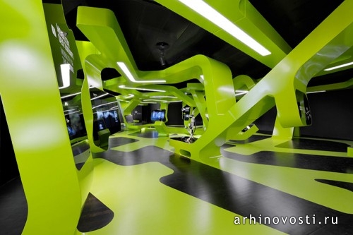 "Зеленый уровень" (Level Green), выставка в Вольфбурге, Германия.