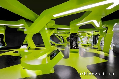 "Зеленый уровень" (Level Green), выставка в Вольфбурге, Германия.