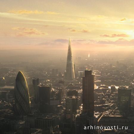 Новые фото крылатого дома (The Shard). Лондон, Англия.