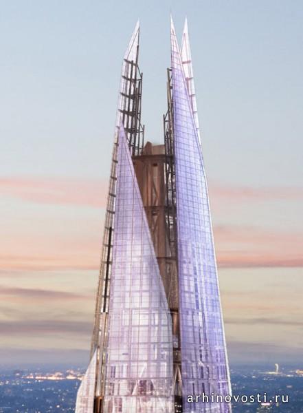 "Крылатая Башни" (The Shard), Лондон, Англия.