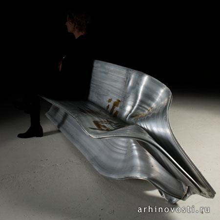 Мебель из литого алюминия. Лондон, Англия.