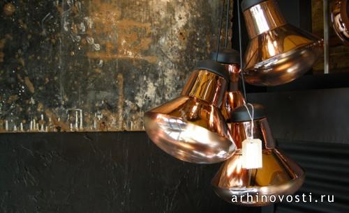 Том Диксон (Tom Dixon), медные светильники, Портобелло Док (Portobello Dock).