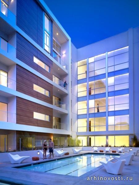 Проект Кэннер Аркитектс (Kanner Architects), многоквартирный дом Голливуд (The Hollywood).