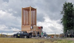 Полевая часовня (Field Chapel), проект группы студентов института технологий и архитектуры из Чикаго (Advanced De-sign/Build Studio, Illinois Institute of Technology College of Architecture).