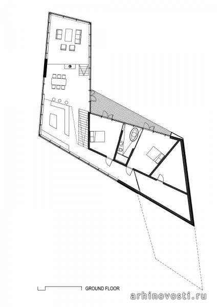 Вилла "Север" (Villa Nord), проект архитектурной студии Сальто АБ (Salto AB).