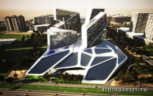 Графт Лэб (Graft Lab), "Вертикальная деревня" (Vertical Village), новый архитектурный проект для Дубаев.