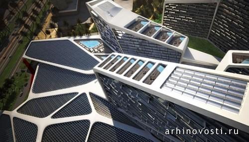 Графт Лэб (Graft Lab), "Вертикальная деревня" (Vertical Village), новый архитектурный проект для Дубаев.