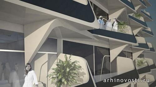 Графт Лэб (Graft Lab), "Вертикальная деревня" (Vertical Village), новый архитектурный проект для Дубаев.