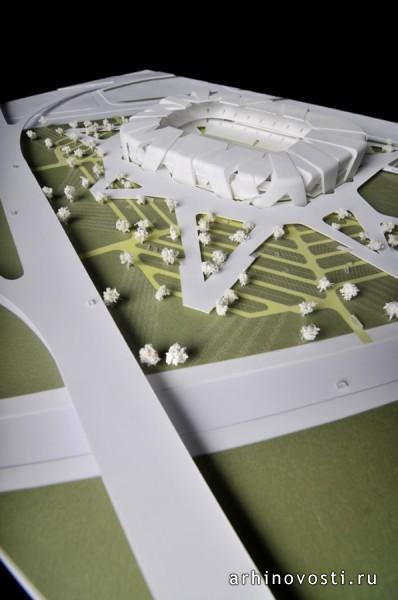 Стадион для клуба Dalian Shide FC, проект студии УН (UNStudio).