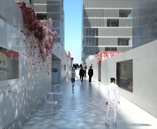 Зеркальная башня (Mirror Tower), ЛАН аркитектс (LAN architects).
