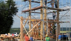 Полевая часовня (Field Chapel), проект группы студентов института технологий и архитектуры из Чикаго (Advanced De-sign/Build Studio, Illinois Institute of Technology College of Architecture).