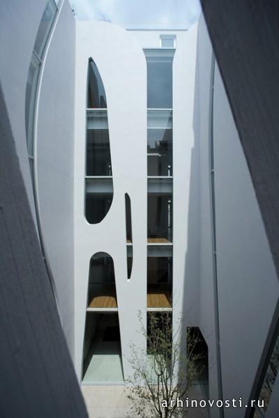 Истерн Дизайн Офис (EASTERN design office), 15-квартирный жилой дом, Киото, Япония.