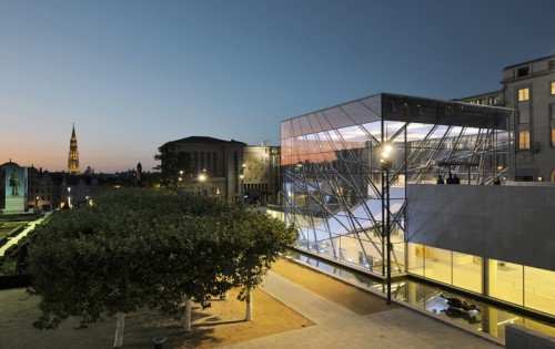 А2АрСи Аркитектс (A2RC Architects), вход в Брюссельский центр встреч (Brussels Meeting Centre), SQUARE.