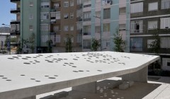 Комплекс кафе + Навес (Shadow Surface), проект бюро Ательемоб (Ateliermob).