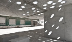 Комплекс кафе + Навес (Shadow Surface), проект бюро Ательемоб (Ateliermob).