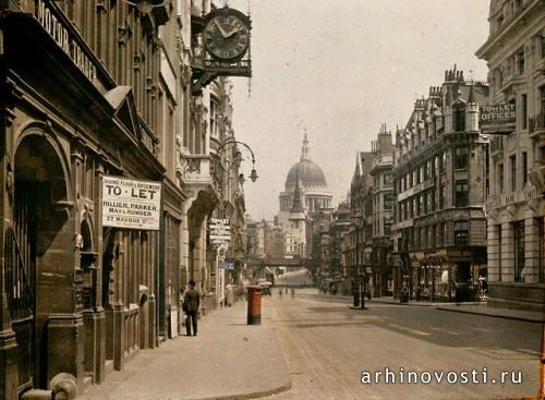Серия фотографий о прошлом. Лондон, Англия,  1910 - 1920 годы.