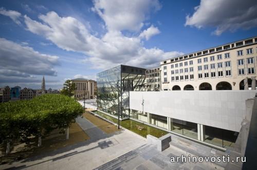 А2АрСи Аркитектс (A2RC Architects), вход в Брюссельский центр встреч (Brussels Meeting Centre), SQUARE.