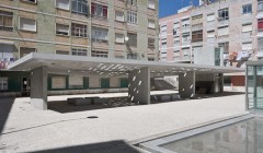 Комплекс кафе + Навес (Shadow Surface), проект бюро Ательемоб (Ateliermob).