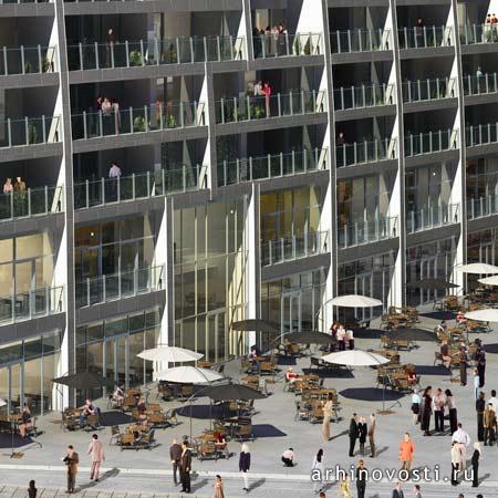 Рыночный зал (Market Hall), проект бюро МВРДВ (MVRDV), Роттердам. Рыночный зал (Market Hall), проект бюро МВРДВ (MVRDV), Роттердам.