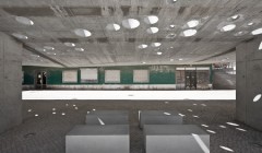 Комплекс кафе + Навес (Shadow Surface), проект бюро Ательемоб (Ateliermob).
