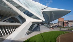 Сантьяго Калавара (Santiago Calatrava), проект железнодорожной станции, Льеж, Бельгия.